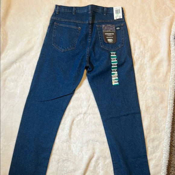 Key Men's Straight Jeans - Dark Blue 5 pocket Size 36x36 - Picture 3 of 7